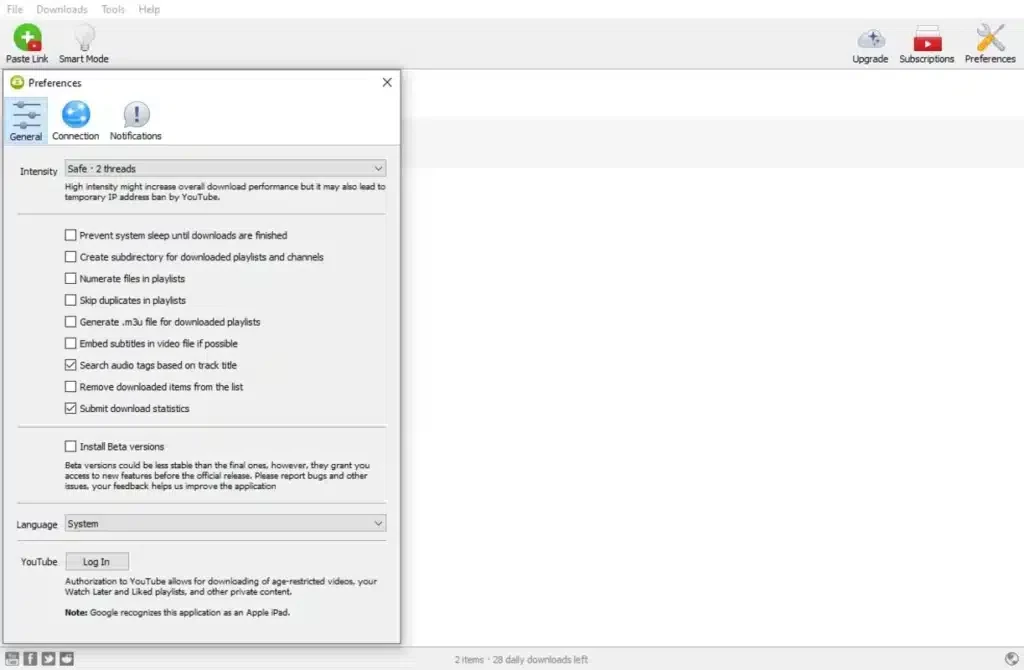4K Video Downloader — captura de tela 1